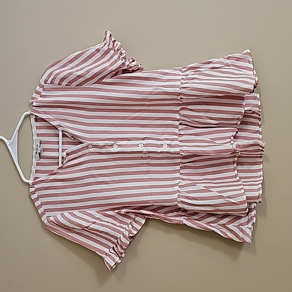 Madewell - Studio Ruffle-Hem Top
